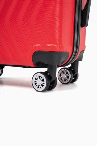 Troler Cabină XS Aventor, 40×30×20 cm, Roți detașabile, ABS, 23 L, AV104, Roșu - Img 3