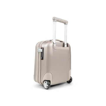 Troler cabina XS CarryOn Skyhopper Underseat, 40×30×20 cm, bagaj de mana Wizz Air, policarbonat, 19 L, cifru TSA, auriu - Img 7