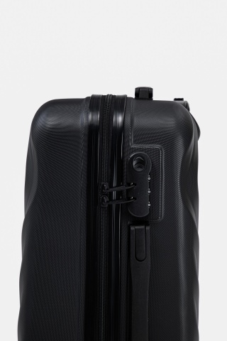 Troler de cabina Aventor AV104, 55x36x22 cm, bagaj de mana, 100%ABS, cifru, 4 roti duble 360°, negru - Img 5