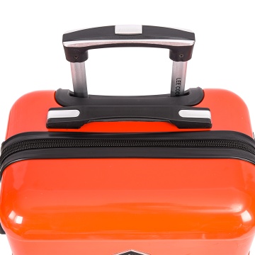 Troler de cabina Lee Cooper LC32203, policarbonat, 4 roti duble, cifru, 55 cm, rosu - Img 9
