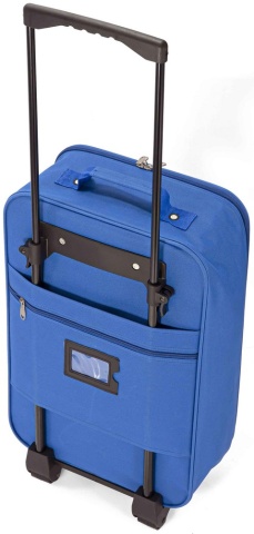 Troler de cabina pliabil Benzi BZ 5813, 55x34x19 cm, bagaj de mana usor din poliester, rosu - Img 3