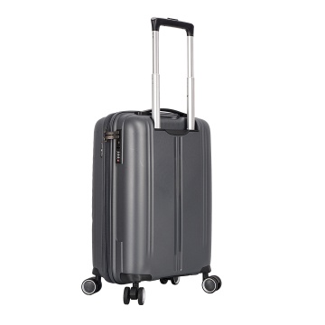 Troler de cabina Snowball SW47203, polipropilena, fermoar antifurt, cifru TSA, 4 roti duble, 55 cm, antracit - Img 6