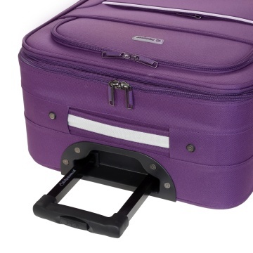 Troler extensibil de cabina Diplomat ZC 3004, poliester, 4 roti, 56 cm, mov - Img 4