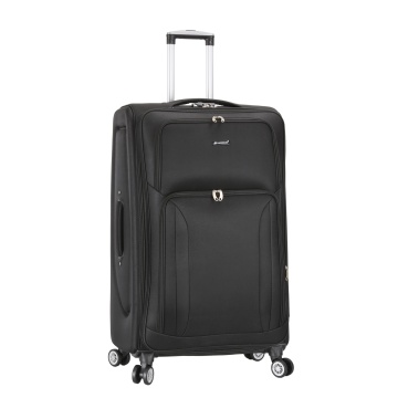 Troler Extra Large Extensibil 86x52x33 cm, Poliester, Cifru, Madisson,SW66204, Negru