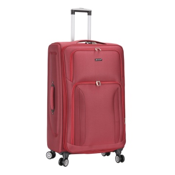 Troler Extra Large Extensibil 86x52x33 cm, Poliester, Cifru, Madisson,SW66204, Grena