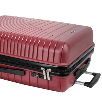 Troler Extra Large Madisson SW33703, Polipropilena, 4 Roti Duble, Cifru, 83 cm, Grena - Img 12