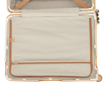 Troler Mare 77x52x30 cm Snowball, 100% Polipropilenă, Închidere Clapetă, SW57203, Alb/Milky - Img 4
