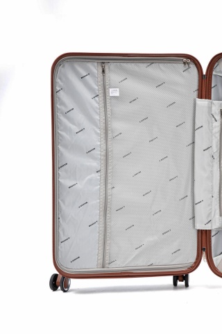 Troler Mare Aventor, 77x47x28 cm, ABS, Cifru, 4 Roți Duble 360°, 91 L, AV107, Albastru - Img 8