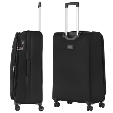 Troler mare extensibil CarryOn Air, bagaj de cala, 77x47x32 cm, poliester, +20% capacitate, 3.5 kg, negru - Img 6