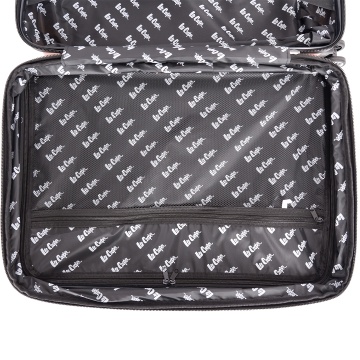 Troler mare extensibil Lee Cooper LC32203, policarbonat, 4 roti duble, cifru, 77 cm, rose - Img 14