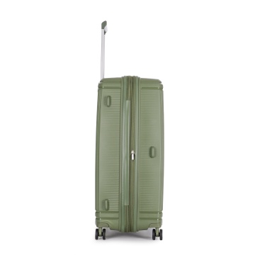 Troler Mare extensibil Stratic L Straw T, 76x51.5x30.5 cm, Verde olive - Img 6
