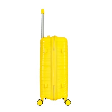 Troler mare Madisson SW42103, polipropilena, cifru, 4 roti duble, 77 cm, galben - Img 16