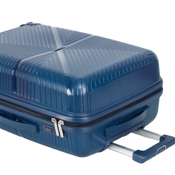 Troler mare Madisson SW42103, polipropilena, cifru, 4 roti duble, 77 cm, bleumarin - Img 18