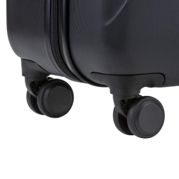 Troler Mare, Policarbonat/ABS, 4 Roti Duble, cifru TSA, CarryOn Skyhopper, 78.5 cm, Negru - Img 6