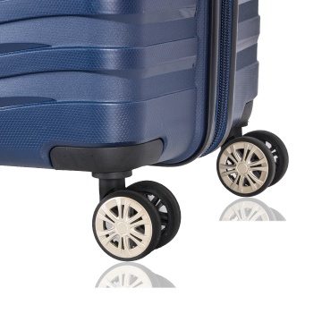 Troler mare Snowball SW43803, polipropilena, cifru TSA, 4 roti duble, 77 cm, bleumarin - Img 11