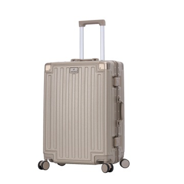 Troler Mediu 65x44x26 cm, ABS, Închidere Clapetă, Cifru, Madisson, SW66503, Auriu