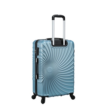 Troler Mediu 67x43x26 cm Madisson, ABS, Cifru, 4 Roți Duble, SW44603, Alb - Img 8