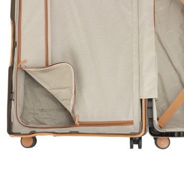 Troler Mediu 68x47x26 cm Snowball, 100% Polipropilenă, Închidere Clapetă, SW57203, Maro - Img 5