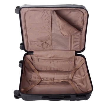 Troler Mediu ABS 4 Roti Duble Ella Icon Arrow 1154-66 cm Negru - Img 2