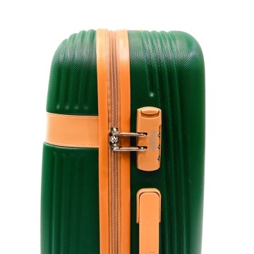 Troler Mediu ABS 4 Roti Duble Ella Icon Style 1253 Verde - Img 4