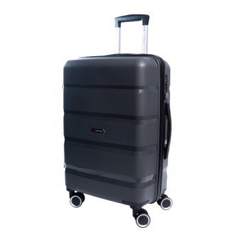Troler mediu Aventor AV102, bagaj de cala, 62.5x40.5x25 cm, polipropilena, cifru TSA, 4 roti duble 360°, antracit - Img 7
