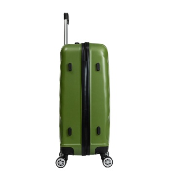 Troler mediu Aventor AV104, 67x43x25 cm, bagaj de cala, 100%ABS, cifru, 4 roti duble 360°, verde - Img 8