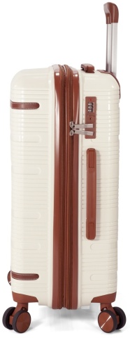 Troler Mediu Extensibil Benzi 65x39x25 cm, Polipropilenă, Cifru, BZ 5900, Gri - Img 3