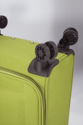 Troler mediu extensibil Benzi BZ 5756, 4 roti duble, poliester, 65 cm, negru - Img 4