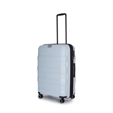 Troler Mediu Extensibil Stratic M Straw Plus - 66 cm Albastru Deschis - Img 6
