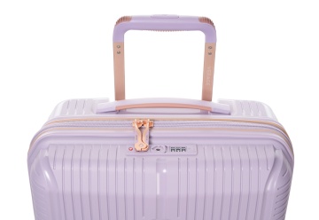 Troler mediu extensibil Verage Rome, bagaj de cala, 67x44x28 cm, +20% capacitate, fermoar antifurt, polipropilena, cifru TSA, 4 roti 360°, mov - Img 6