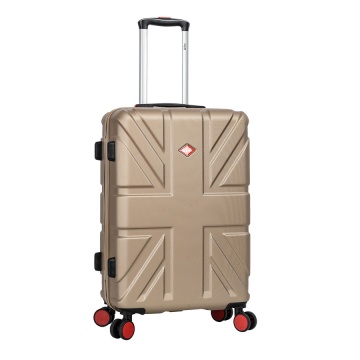 Troler Mediu Lee Cooper London, ABS, 4 Roti Duble, Cifru, 66.5 cm, Argintiu - Img 6