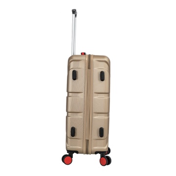 Troler Mediu Lee Cooper London, ABS, 4 Roti Duble, Cifru, 66.5 cm, Negru - Img 9