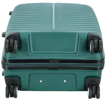 Troler mediu Madisson, 67x43x25 cm, polipropilenă, bagaj de cală, 4 roți duble, cifru, SW62103, verde închis - Img 18