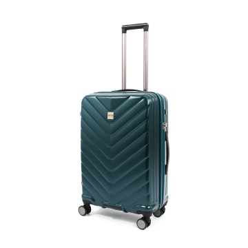 Troler Mediu Policarbonat Cifru TSA 4 Roti Duble ELLA ICON ARMOR 1273-67 cm Albastru