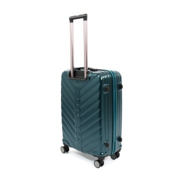 Troler Mediu Policarbonat Cifru TSA 4 Roti Duble ELLA ICON ARMOR 1273-67 cm Albastru - Img 3