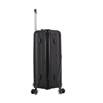 Troler mediu Snowball SW47203, polipropilena, fermoar antifurt, cifru TSA, 4 roti duble, 69 cm, negru - Img 6