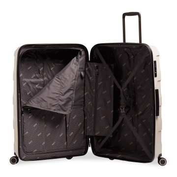 Troler Mediu Stratic M Straw - 66 cm Bej - Img 2