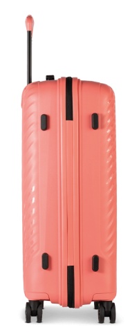 Troler Mediu Worldpack MAUI, F10520, 65 cm, Polipropilenă, Cifru TSA, 4 Roți Duble 360°, Coral - Img 7