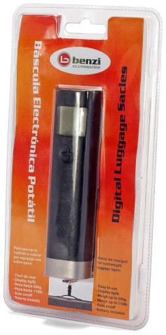 Cântar Electronic pentru Bagaje, maxim 50 kg, Benzi, BZ5734, Negru - Img 2