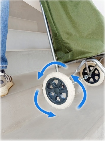 Carucior Cumparaturi, 2 Roti, Madisson, SW22025, Negru - Img 6