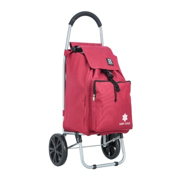 Carucior cumparaturi Madisson SW42028, 55L, 2 roti, buzunar termoizolant, grena - Img 23