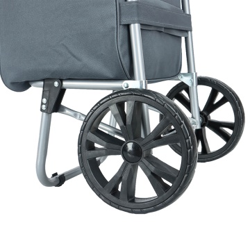 Carucior cumparaturi Madisson SW42028, 55L, 2 roti, buzunar termoizolant, gri - Img 10