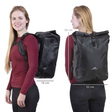 Geanta Bicicleta, Tip Rucsac, Material Tarpaulin, Dutch Mountains, Carbon, 604383, Negru - Img 12