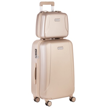 Geanta Cosmetice Policarbonat CarryOn Skyhopper 502434 Auriu - Img 6
