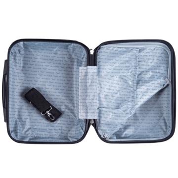 Geanta cosmetice Wings Swan, ABS, 34 x 28.5 x 15 cm, galben deschis, RESIGILAT - Img 2