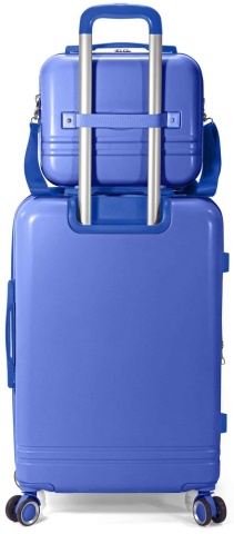 Geanta de cosmetice Benzi BZ 5827, ABS, 31x26x15 cm, curea reglabila, interior organizat, verde - Img 3