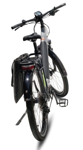 Geanta de cumparaturi, pentru bicicleta, Punta, F10427, Verde - Img 3
