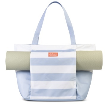 Geanta de Plaja Fabrizio, 58x40x20 cm, 31L, Poliester, F50467, Albastru deschis - Img 2