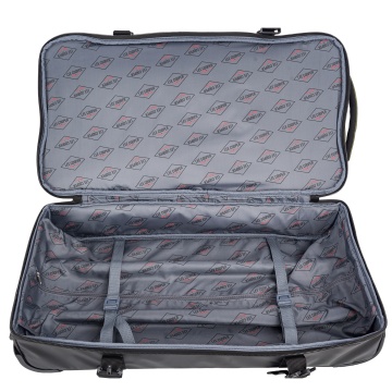 Geanta de voiaj cu role Lee Cooper, 2 compartimente, poliester 600D/bumbac, 98L, 70 cm, kaki - Img 3