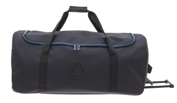 Geanta de voiaj impermeabila cu role Davidts Rapid Air, Nylon Dobby, 70 cm, Negru - Img 3